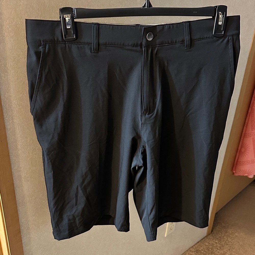 adidas Men's ultimate 365 woven Classic Black Flat Front Shorts